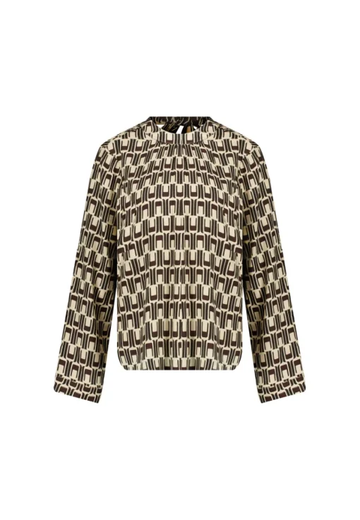 Deeluxe Blouse ESTINA Moka Cheap