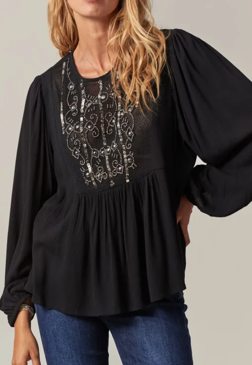 Deeluxe Blouse PERLA Black Online