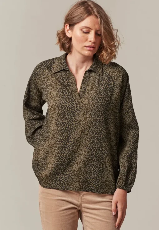 Deeluxe Chemise LEXIANE Khaki Discount