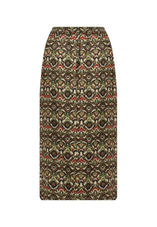 Deeluxe Jupe ALAIA Khaki Fashion