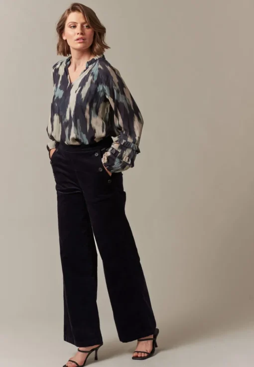 Deeluxe Pantalon MAENA Navy Hot