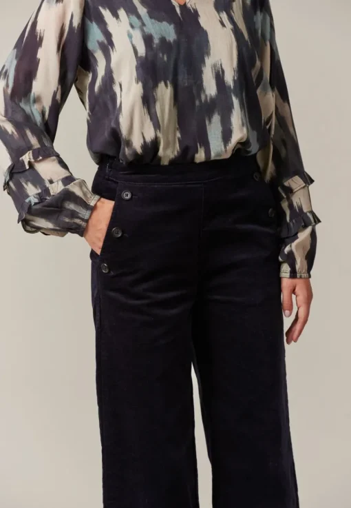 Deeluxe Pantalon MAENA Navy Hot