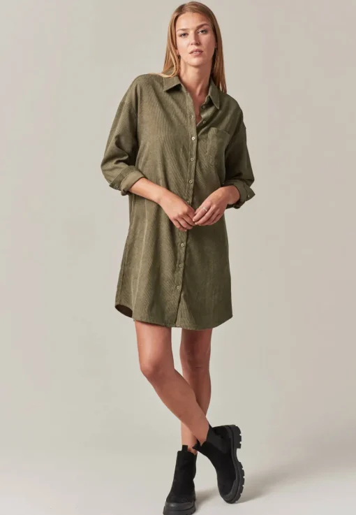 Deeluxe Robe FREDA DarkKhaki Fashion
