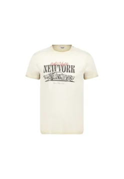 Deeluxe T-Shirt ARLINGTON Greige Flash Sale