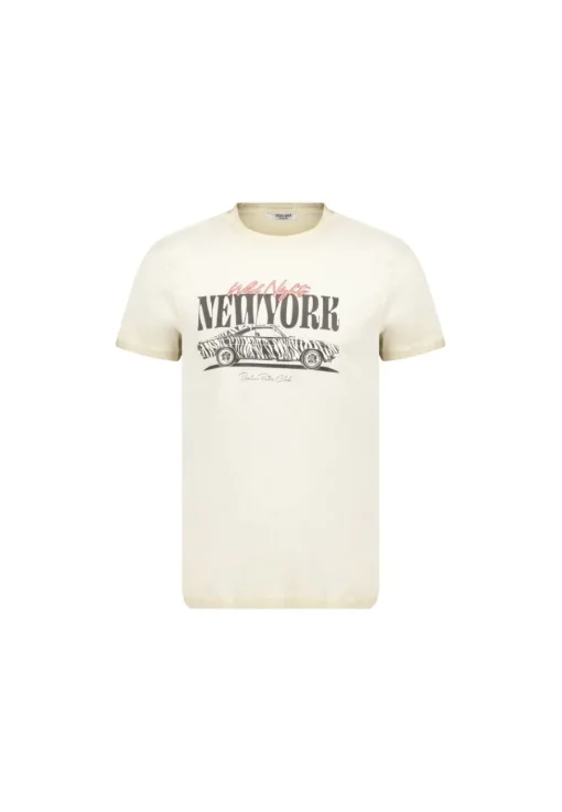 Deeluxe T-Shirt ARLINGTON Greige Flash Sale