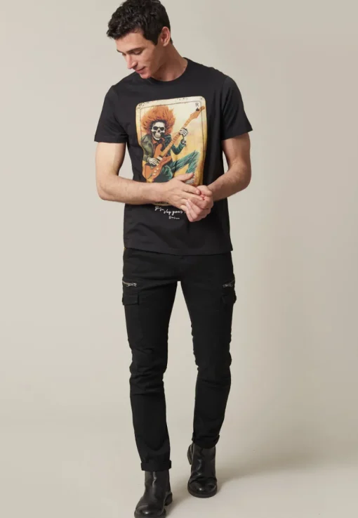 Deeluxe T-Shirt CARD Black Cheap