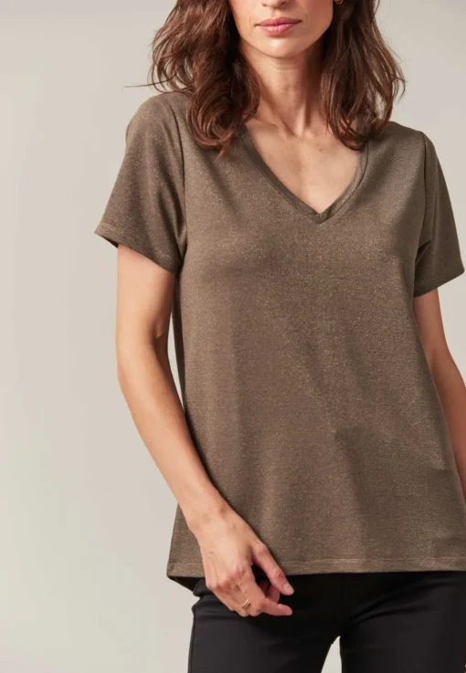 Deeluxe T-Shirt GLOWY Khaki Shop