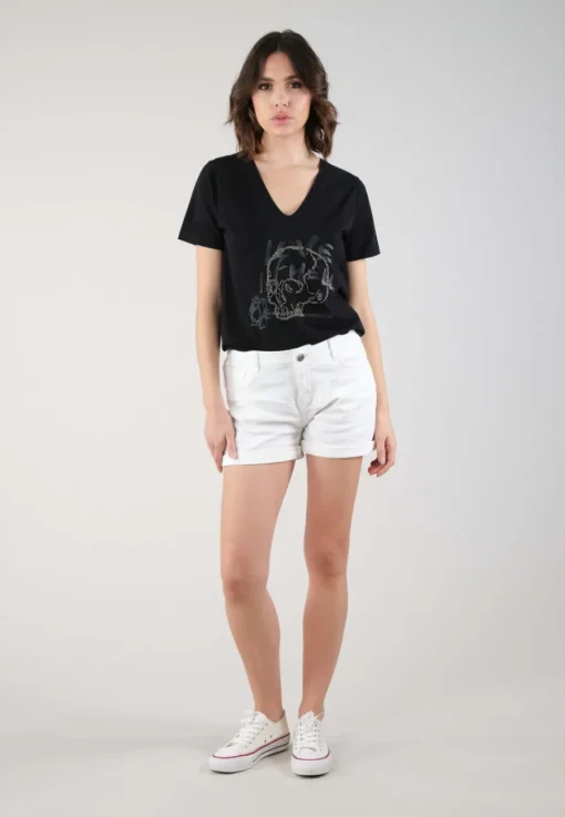 Deeluxe T-Shirt HELLAS Black Outlet