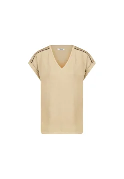 Deeluxe T-shirt KRIVA Beige Flash Sale