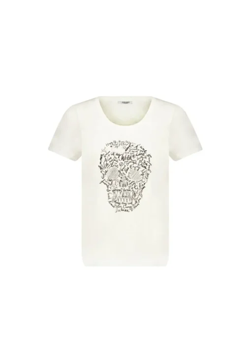 Deeluxe T-shirt LETTERSKULL OffWhite New