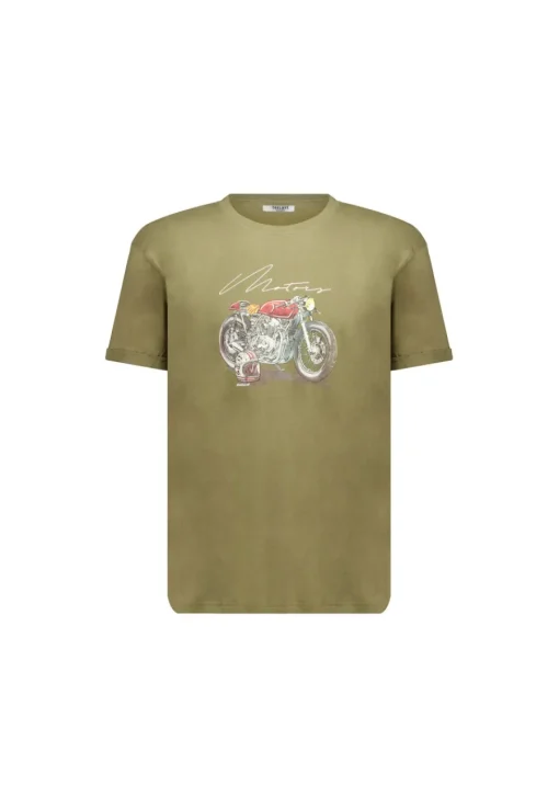 Deeluxe T-Shirt MOTORCYCLE Khaki Shop