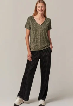 Deeluxe T-Shirt ZIANA Khaki Fashion
