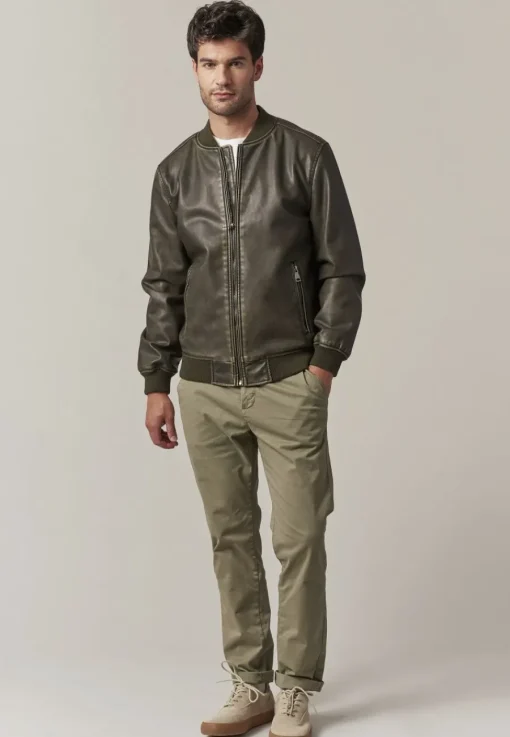 Deeluxe Veste GARET Khaki Flash Sale